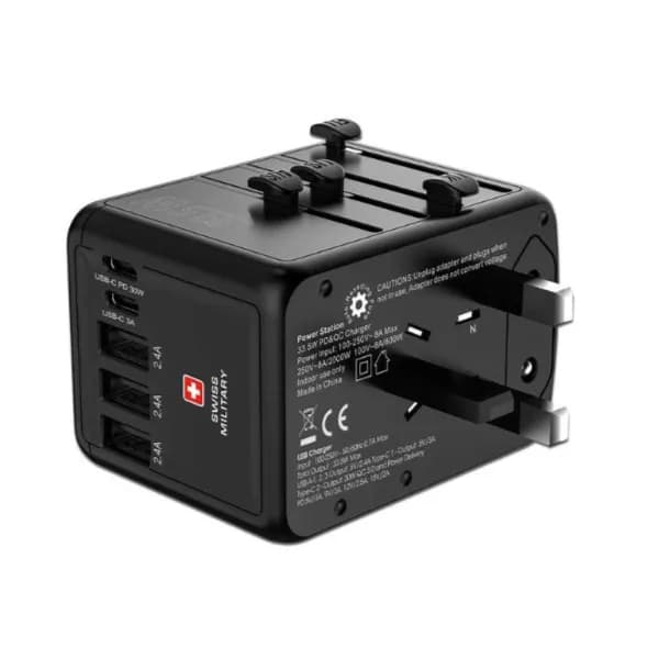 SWISS MILITARY POWER STATION 35W PD & QC TRAVEL TRAVEL CHARGER