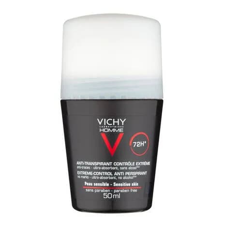 Vichy Homme 72Hr Antiperspirant Deodorant Extreme Control Roll-On 50Ml