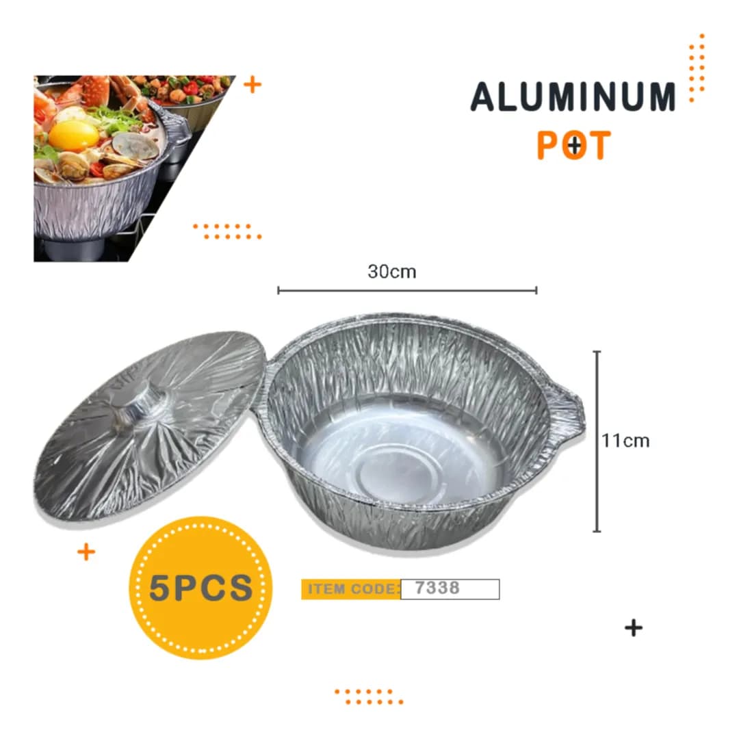 Aluminum Pot 7338 (5Pcs)