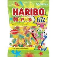 Haribo Worms Fizz 70gm