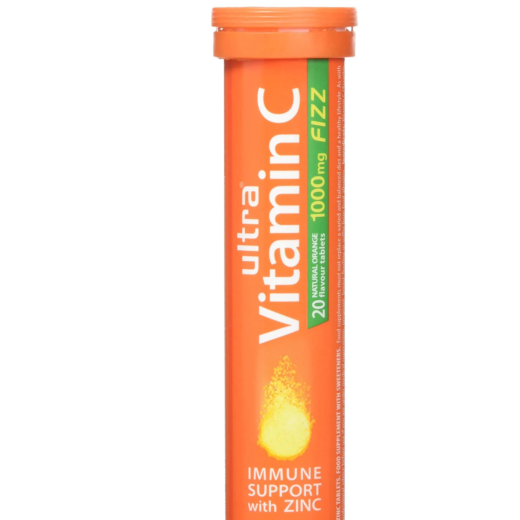 Vitabiotics Ultra Vitamin C Natural Orange Flavour Tablets 1000mg 20 Pieces