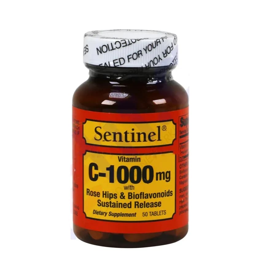 Sentinel Vitamin C 1000mg 50 Tablets