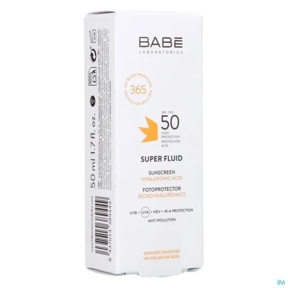 BABE SUPER FLUID SUNSCREEN SPF50