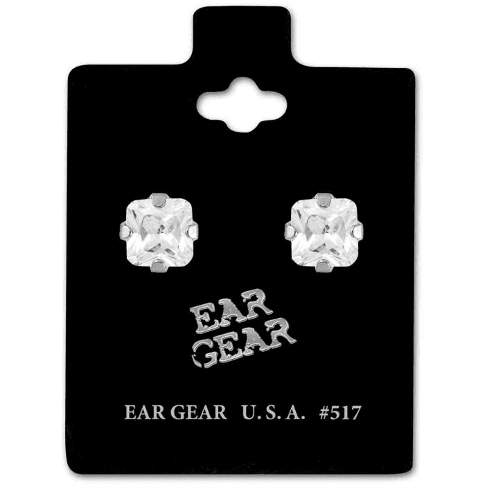 Ear Gear 517 Earrings 7mm Surgical steel