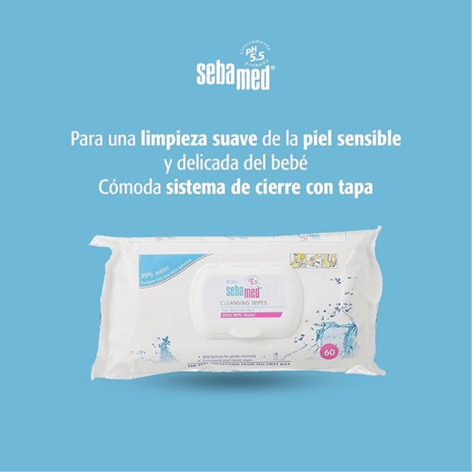 Sebamed Baby Water Wipes 60