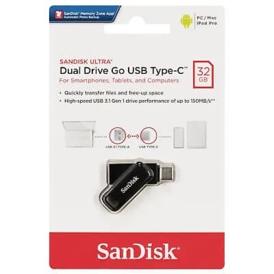 Sandisk Ultra Otg 32Gb Type-C Go Usb Flash Drive