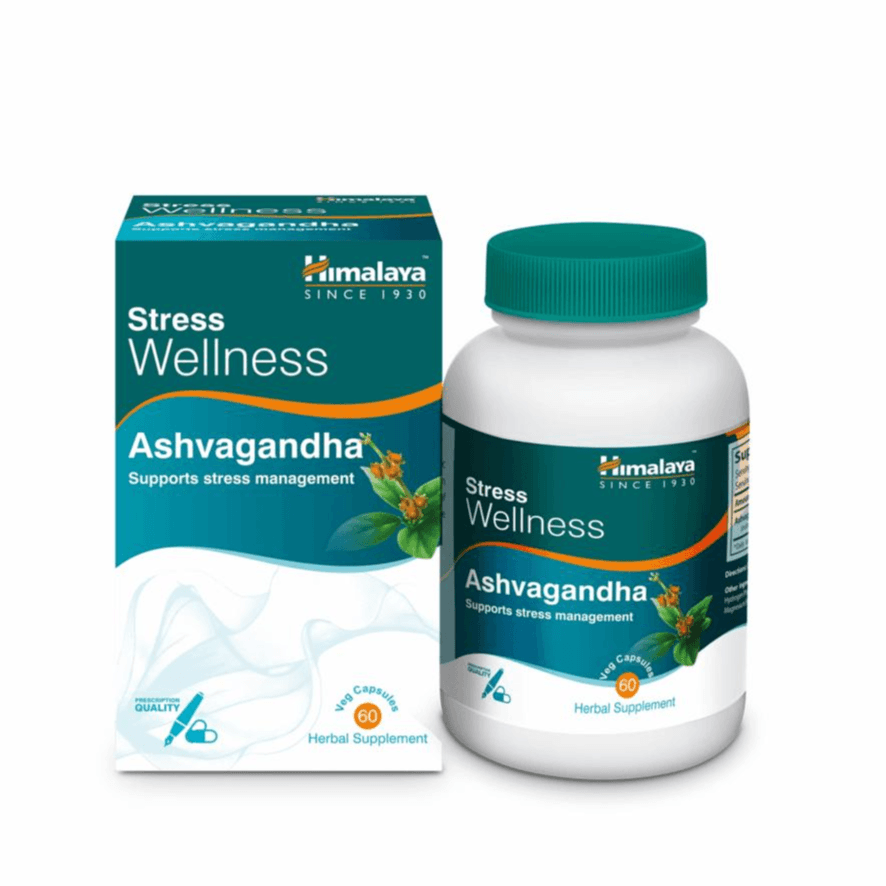 Himalaya Stress Wellness Ashvagandha supports stress management 60 capsules