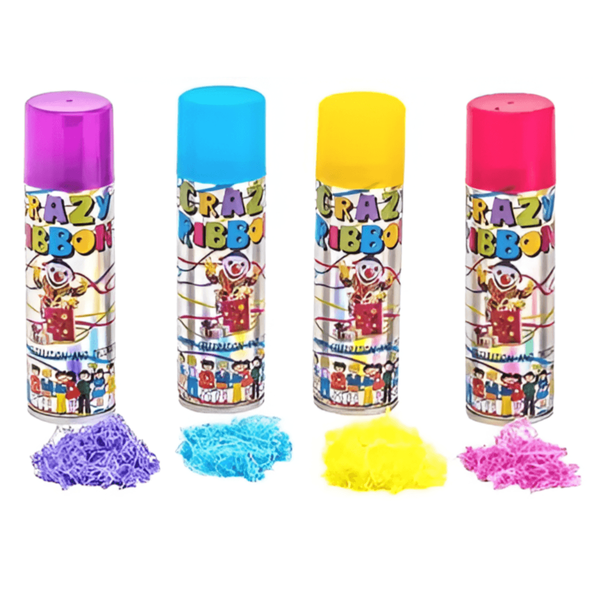 Party Decoration Crazy Ribbon spray For Celebration-Assorted (PIRS120)
