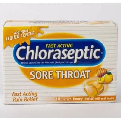 CHLORASEPTIC SORE THROAT CITRUS 18'S LOZENGES