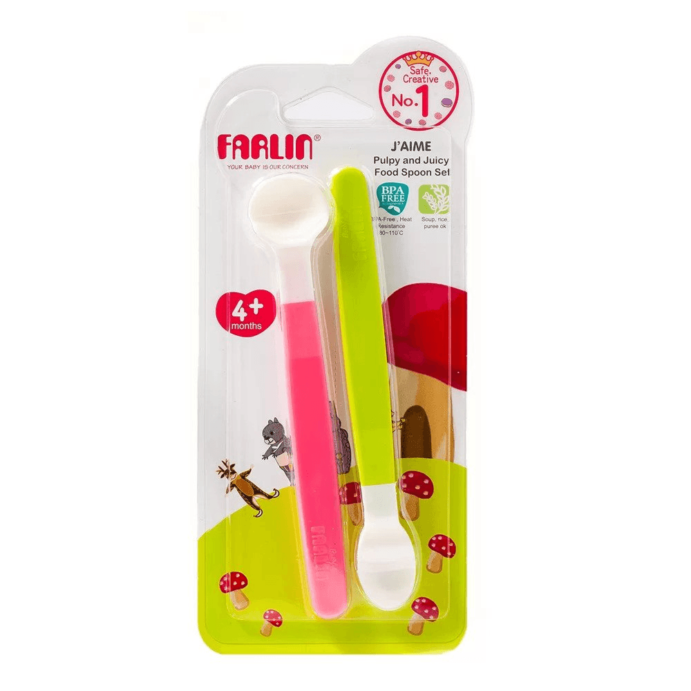 Farlin Pulpy Food Spoon (Buy 1 Get 1 Free)