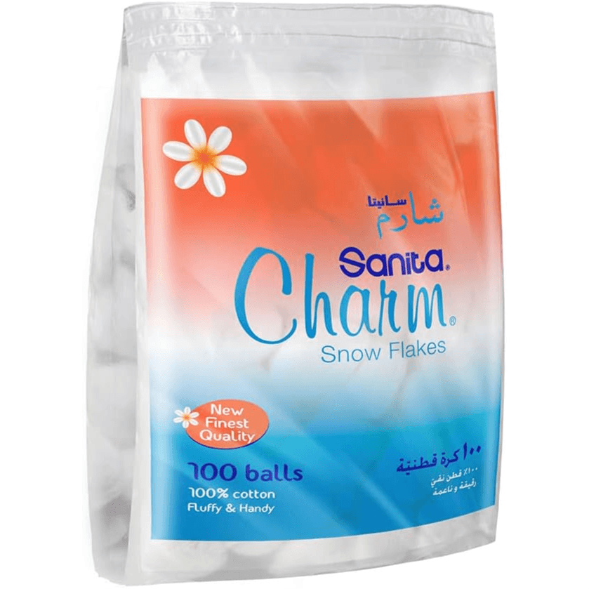 Charm Cotton Balls 2X100'S
