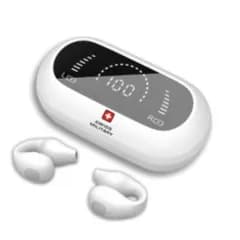 Swiss Military Delta Air Conduction Earphone - White ( A Premium Quality Swiss Design)