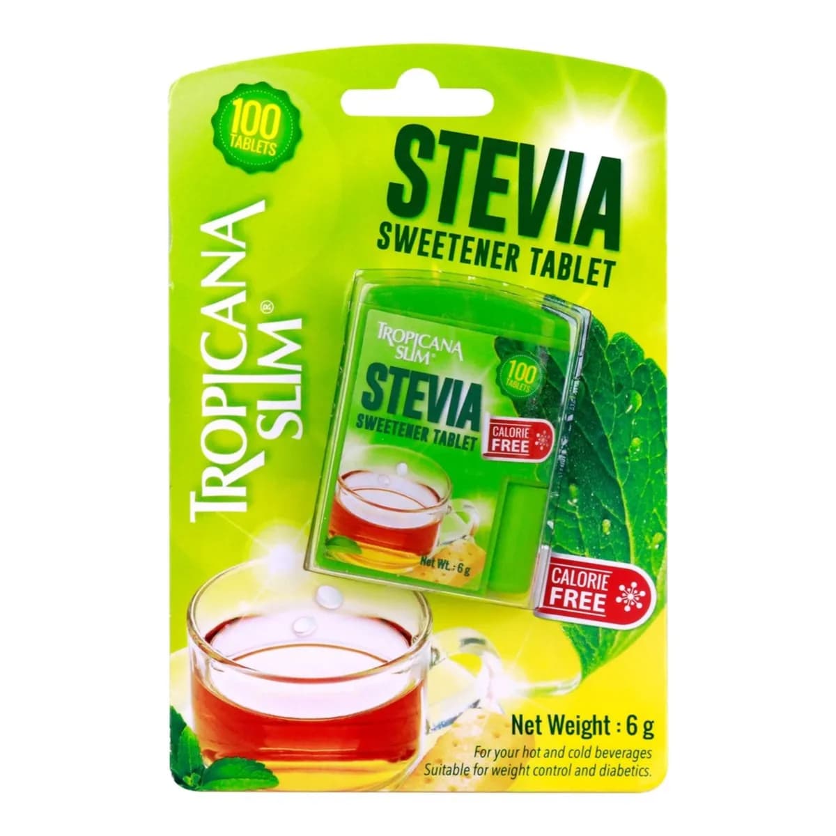 Tropicana Slim  stevia  Sweetener  100Tabs