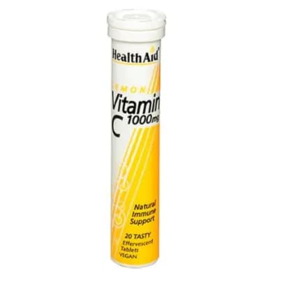 Health Aid Lemon Vitamin C 1000 Mg  Effervescent 20'S