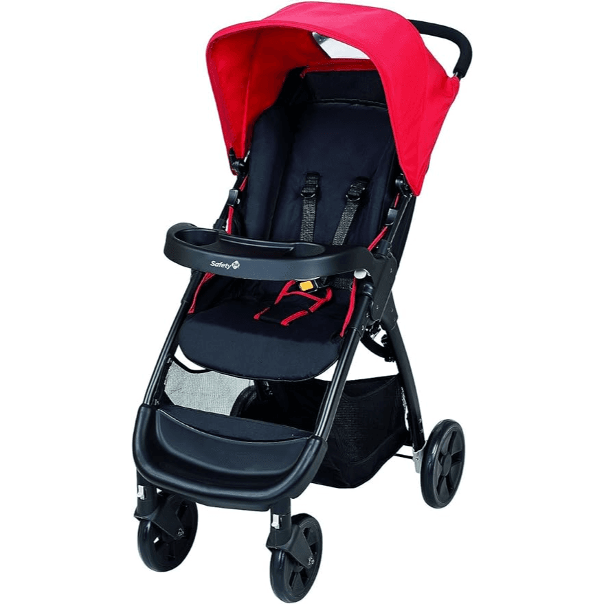 Safety 1St Amble 2 In 1 Travel System Plain Red (Buy 1 Get 1 Free)