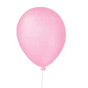 Sweet pink helium balloon