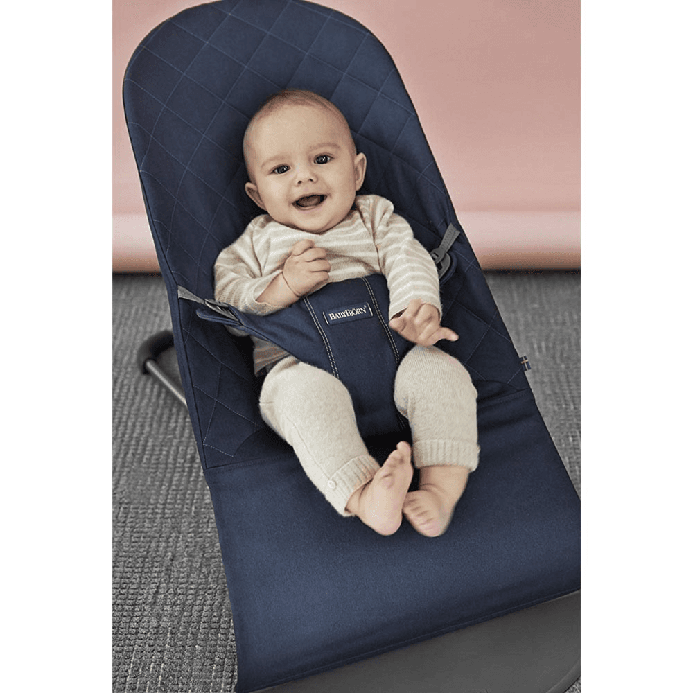 Babybjorn Bouncer Bliss - Cotton (Midnight Blue)