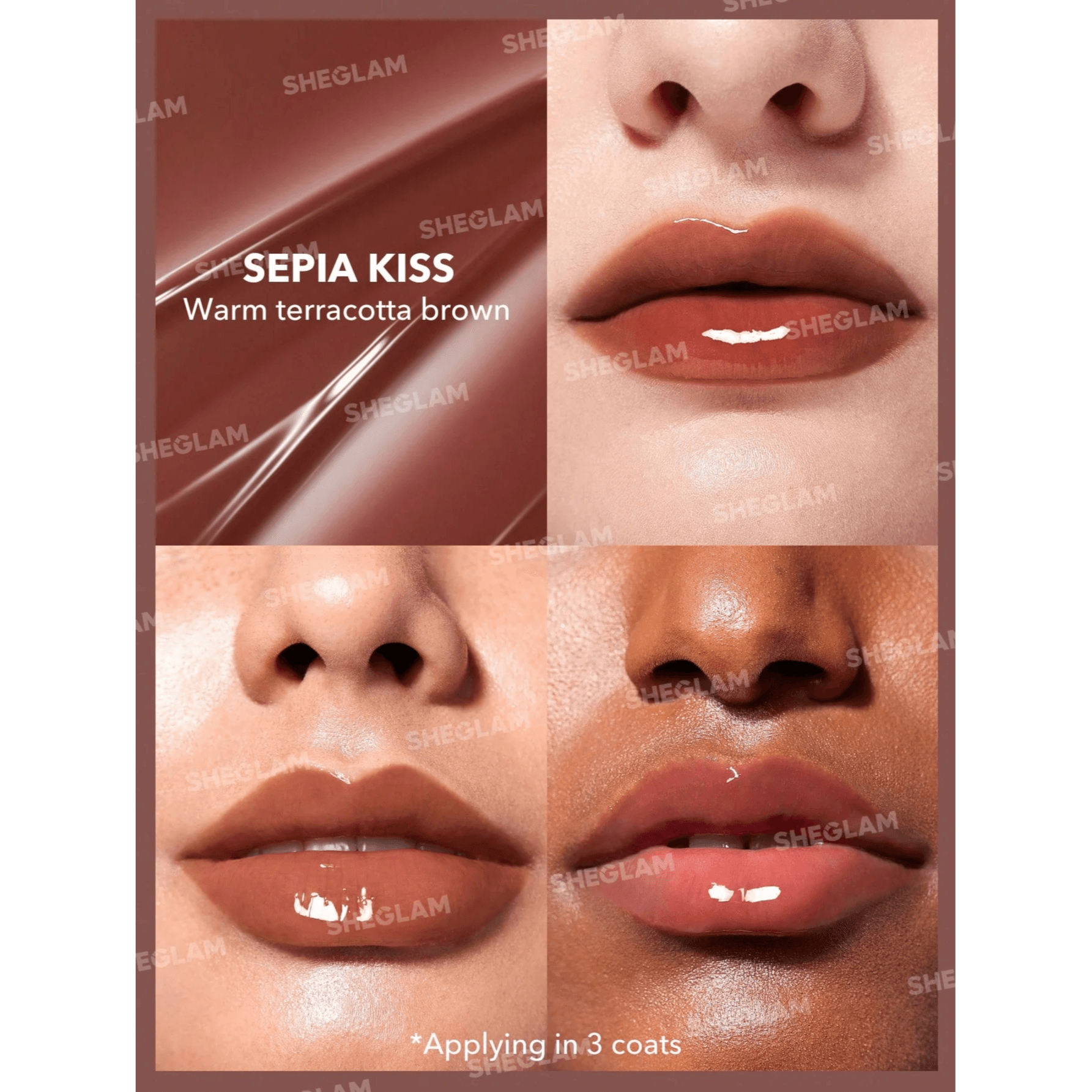 Sheglam -pout-perfect Shine Lip Plumper-sepia Kiss