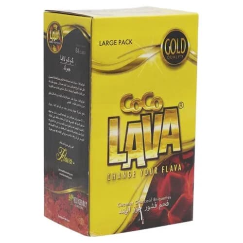 Coco Lava Coconut Charcoal, Pack of 84 Cubes