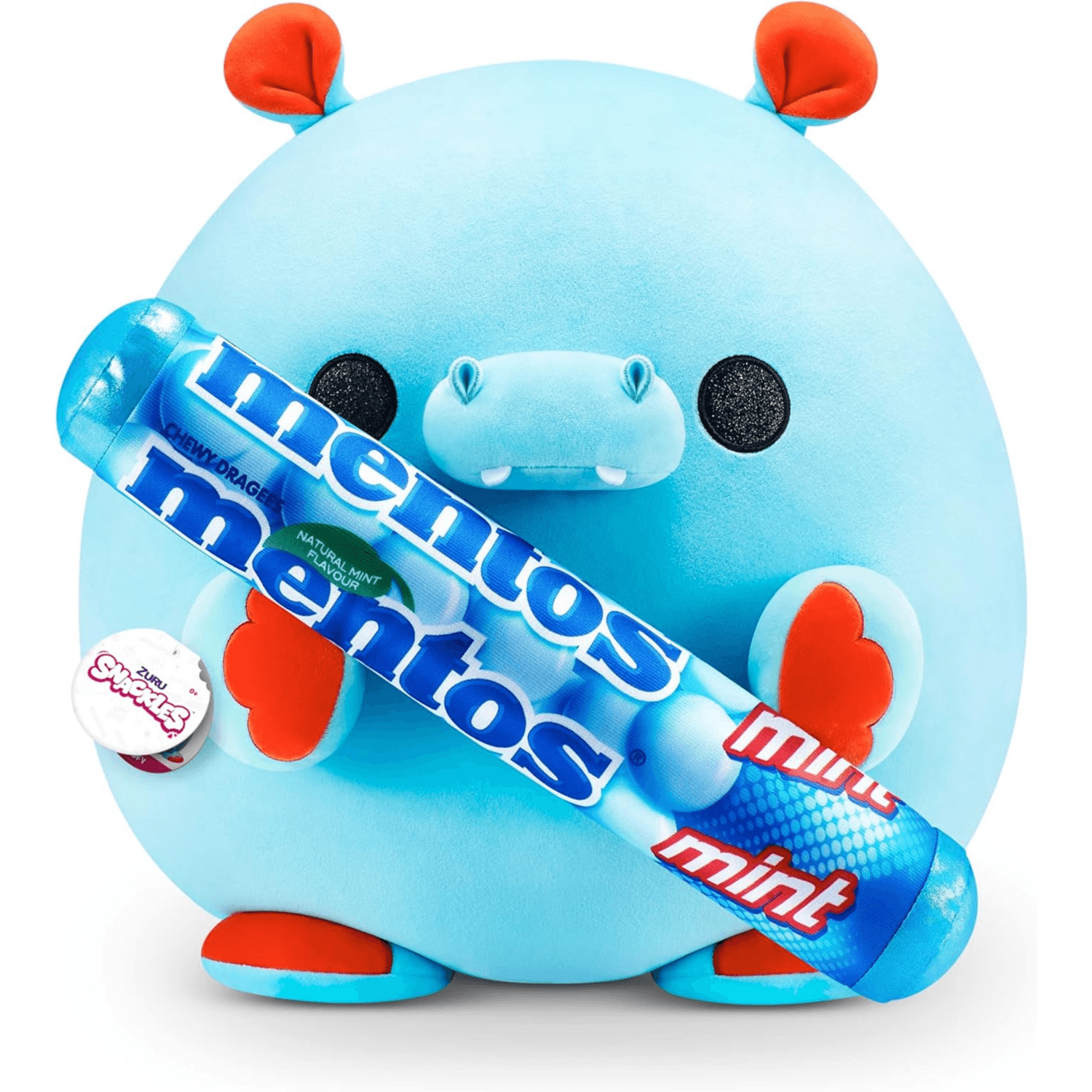 ZURU Snackles (Mentos) Hippo Super Sized 14 inch Plush