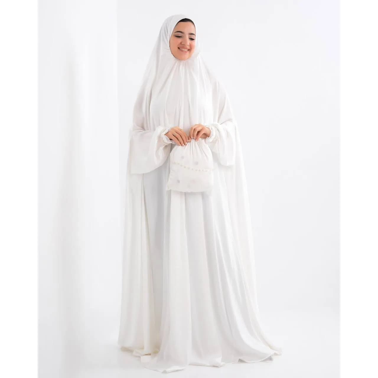White Asdal Prayer Silk
