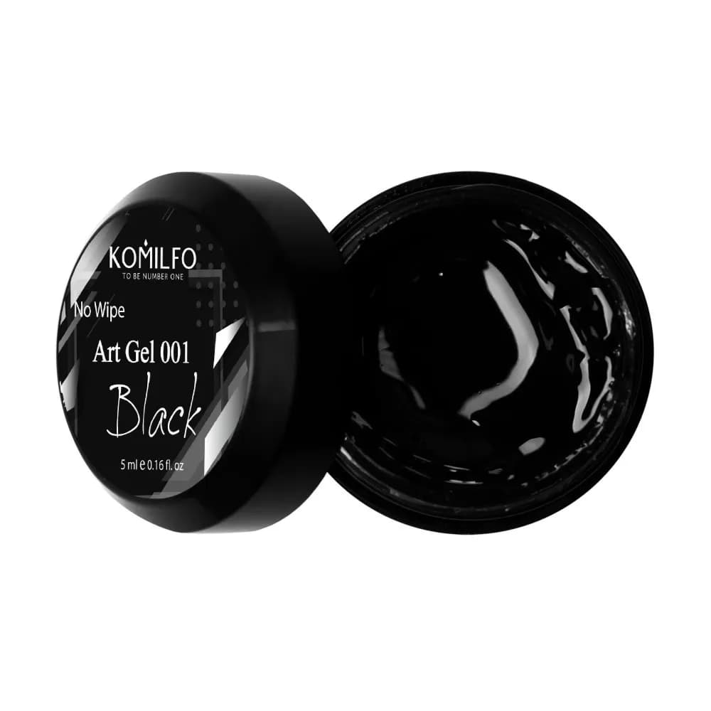 Komilfo Art Gel 001 Black