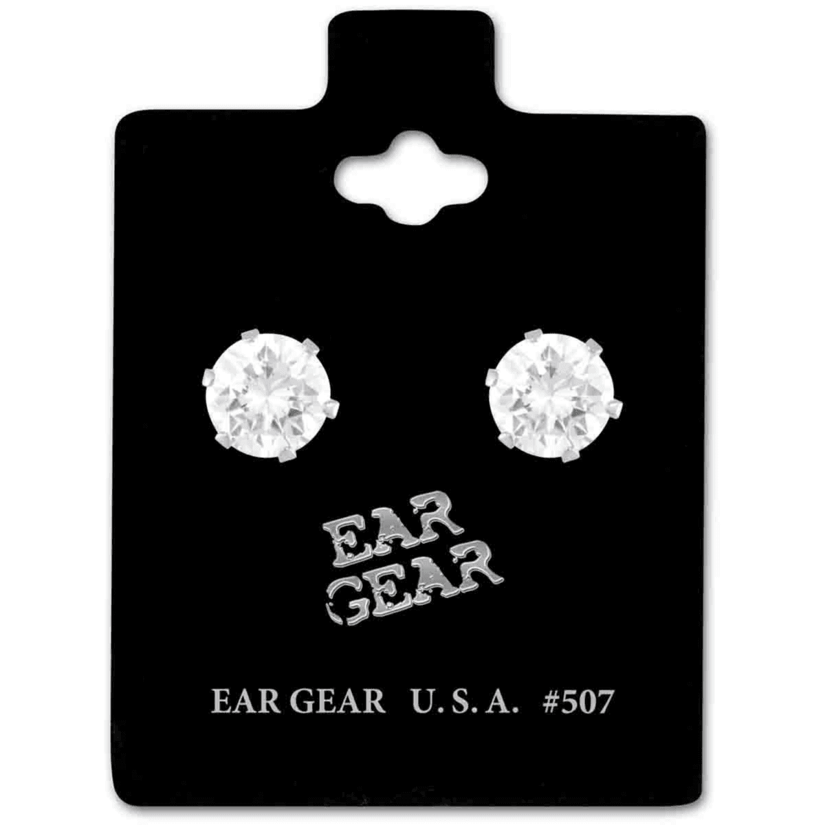 Ear Gear 507 Earrings 7mm Surgical steel Stainless steel
