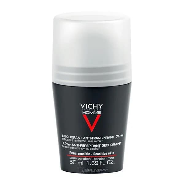 Vichy Deodorant Roll On 48hr  50ml for men