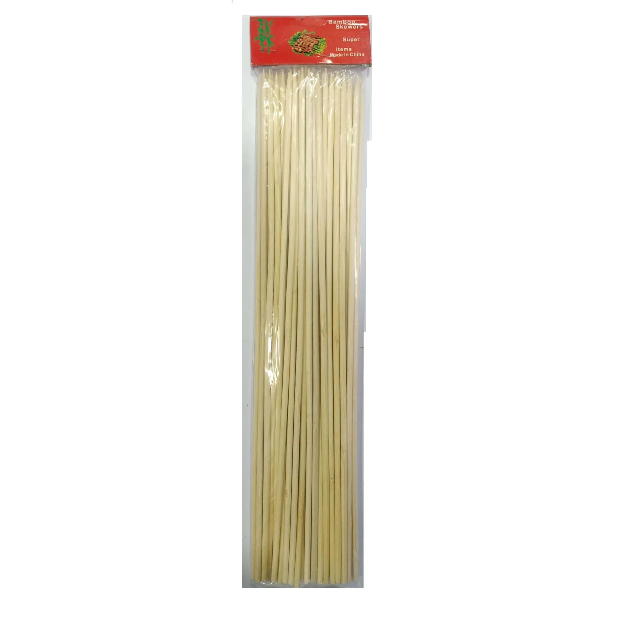 Bbq Bamboo Skewers Medium 50Pcs