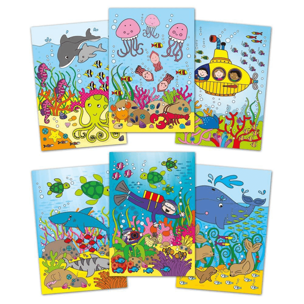 Galt - Magic Water Coloring Book - Under the Sea
