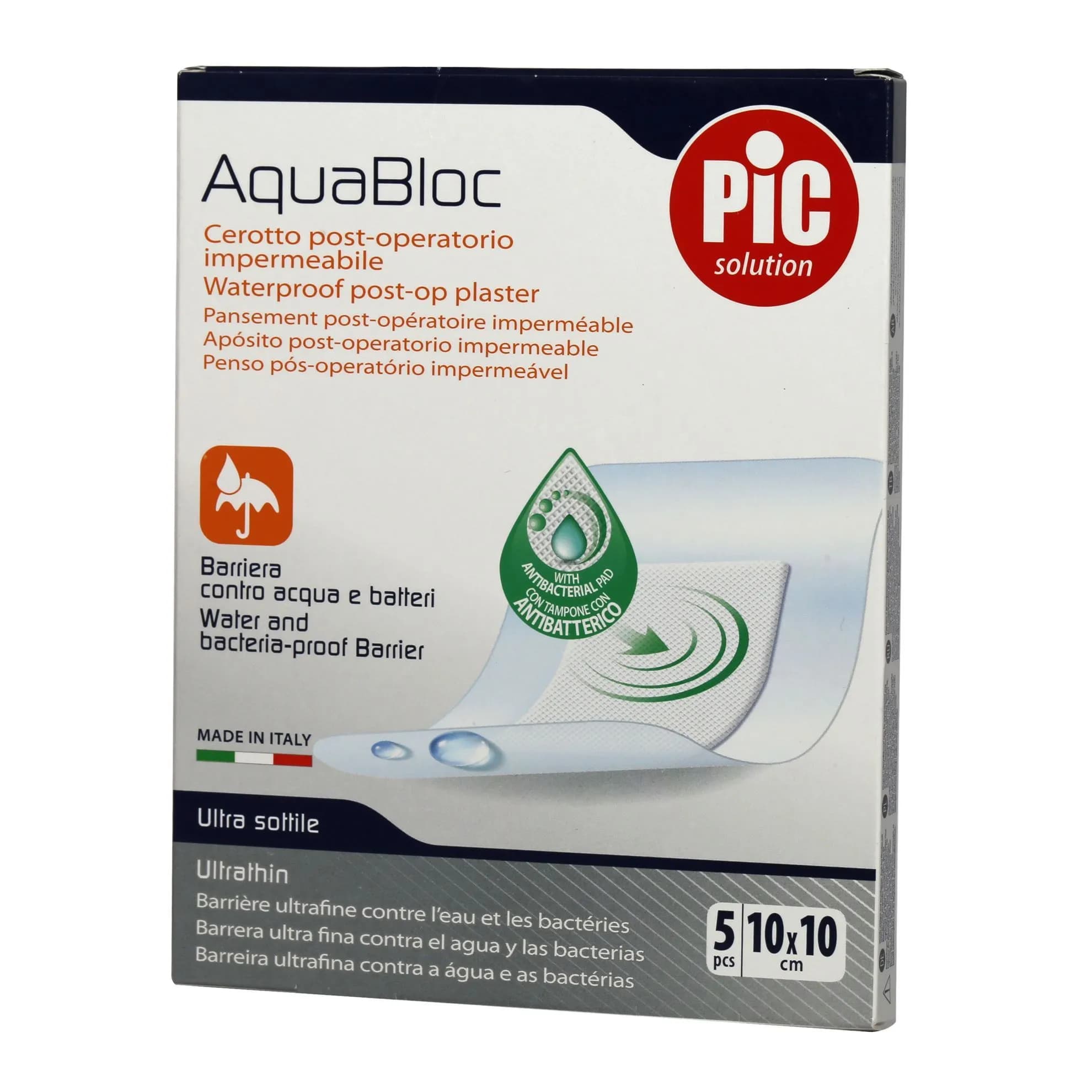 Pic Eye Pads With Adhesive Edge Plaster 10 PC