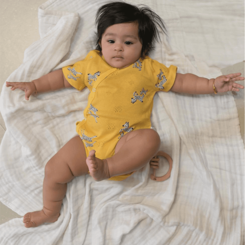 Tickle Tickle Zoe Organic Kimono Style Bodysuit 3-6 Months (Buy 1 Get 1 Free)