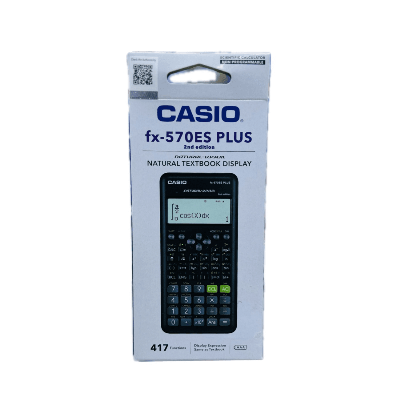 Casio Calculator Fx-570Es Plus 2Nd Edition