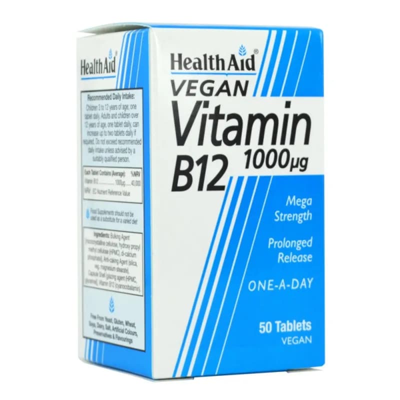 Healthaid Vitamin B12 1000μg 50 tablets