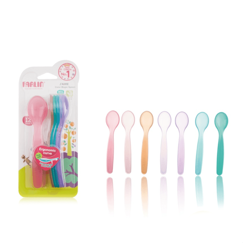 Farlin Rainbow Spoon Set - Elder (Buy 1 Get 1 Free)