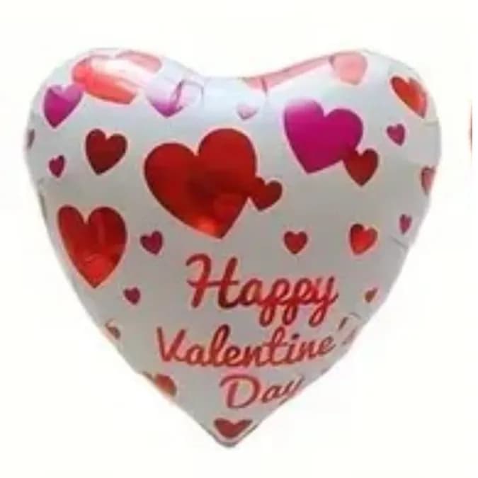 Heart Foil Balloon 14" With Hellium