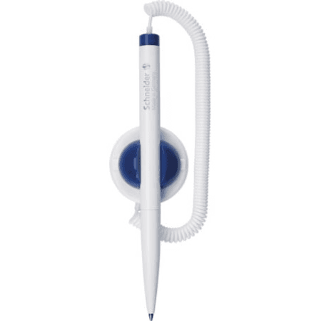 Ballpoint Pen Klick-Fix-Pen Blister white (with tele-chain) Schneider