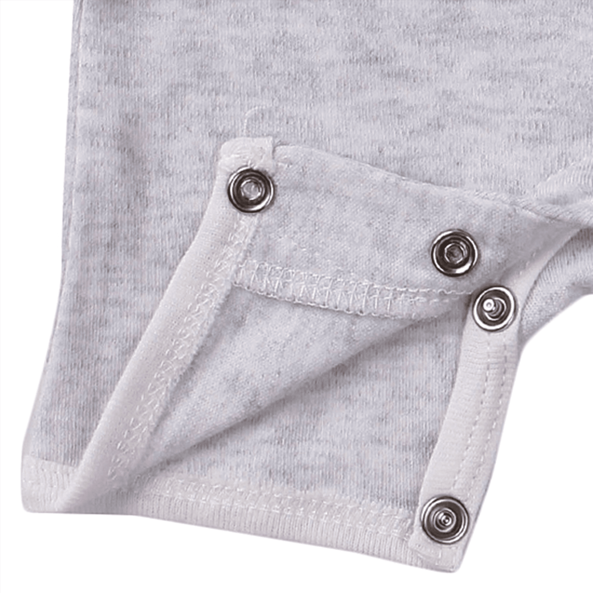 Mothers Choice Baby 2 Pack Short Rompers- Grey 0/3m (Buy 1 Get 1 Free)