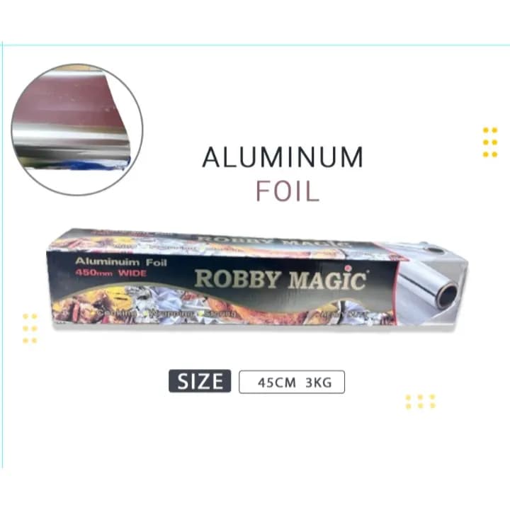 Aluminium Foil 3Kg X 45Cm (1Roll)