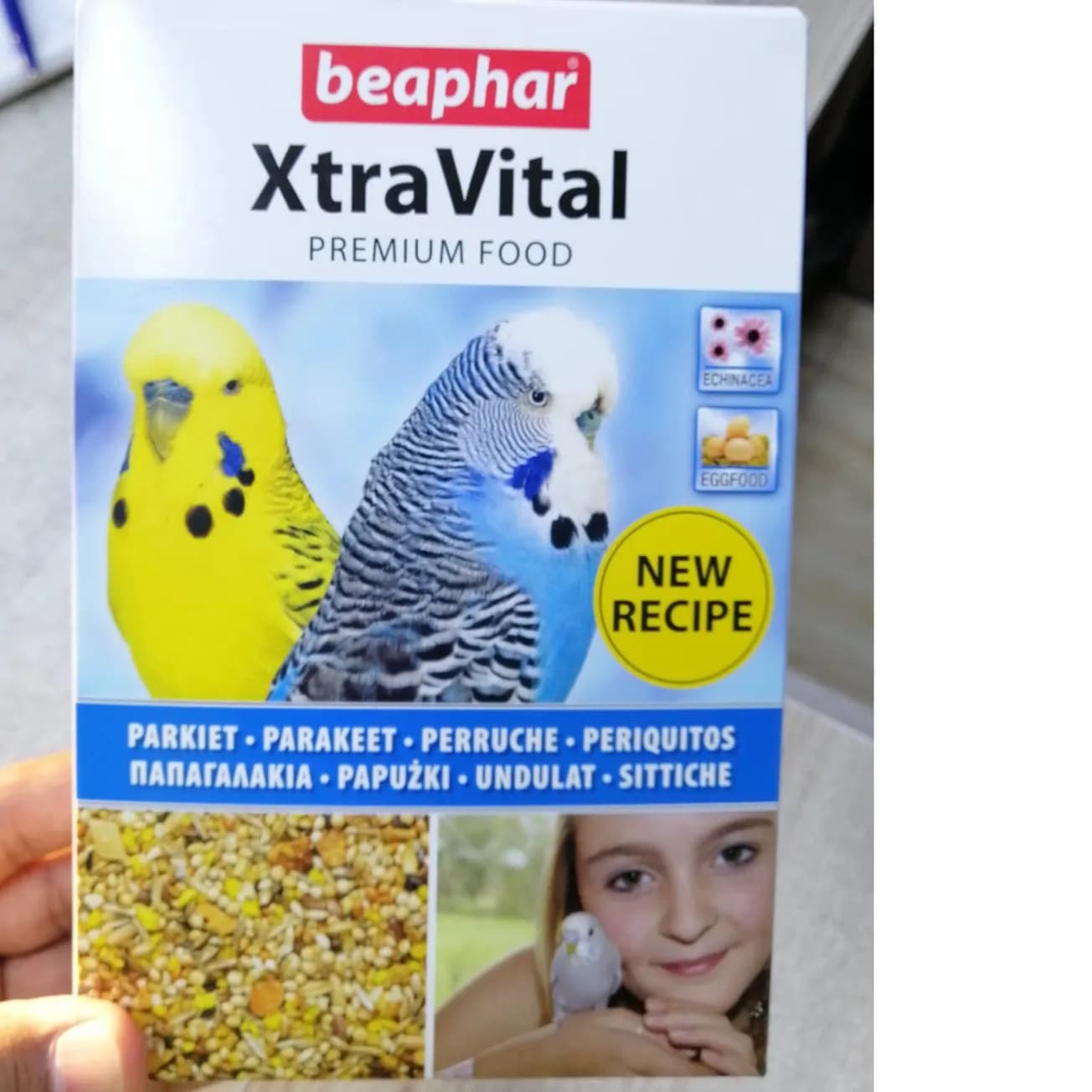 Beaphar Xtra Vital Food For Budge Bird 500gm