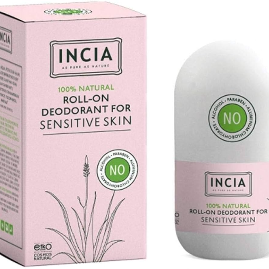 INCIA deodorant roll on for sensitive skin