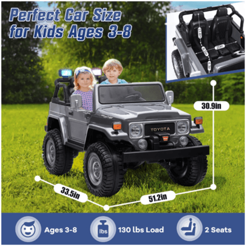 Toyota Fj-40 Kids Ride On Electric Toy Car