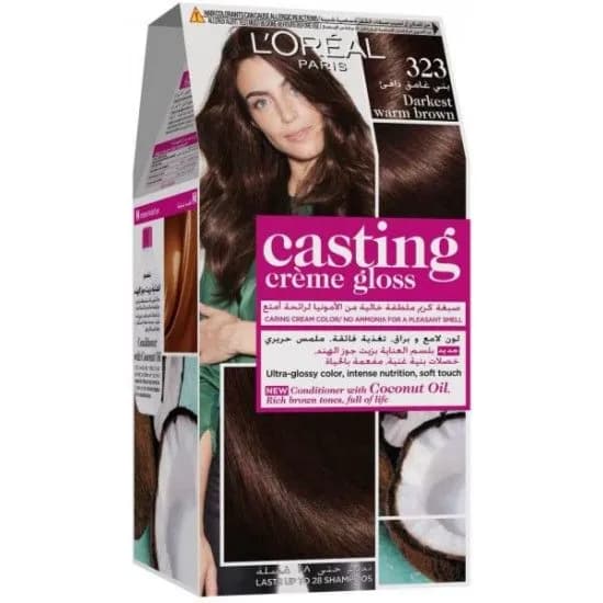 Loreal Casting Creme Darkest Warm Brown  Gloss 323