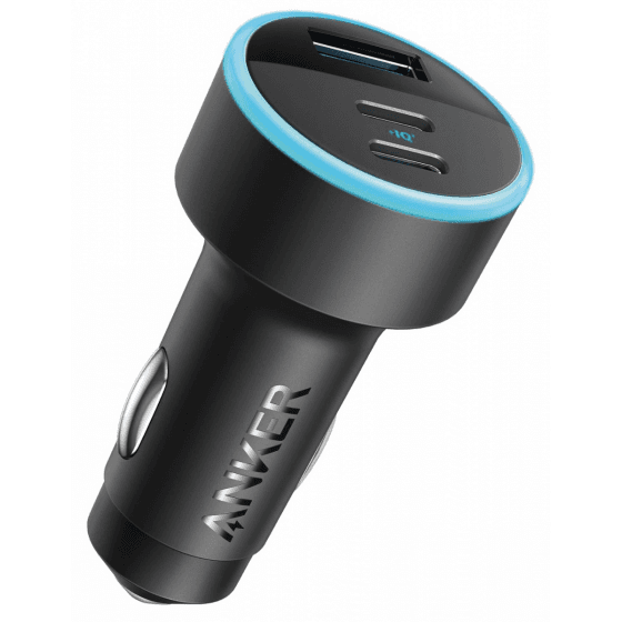 Anker 335 Car Charger USB PD (Power Delivery) 67 Watts 3 USB (2X USB-C/1X USB) Black