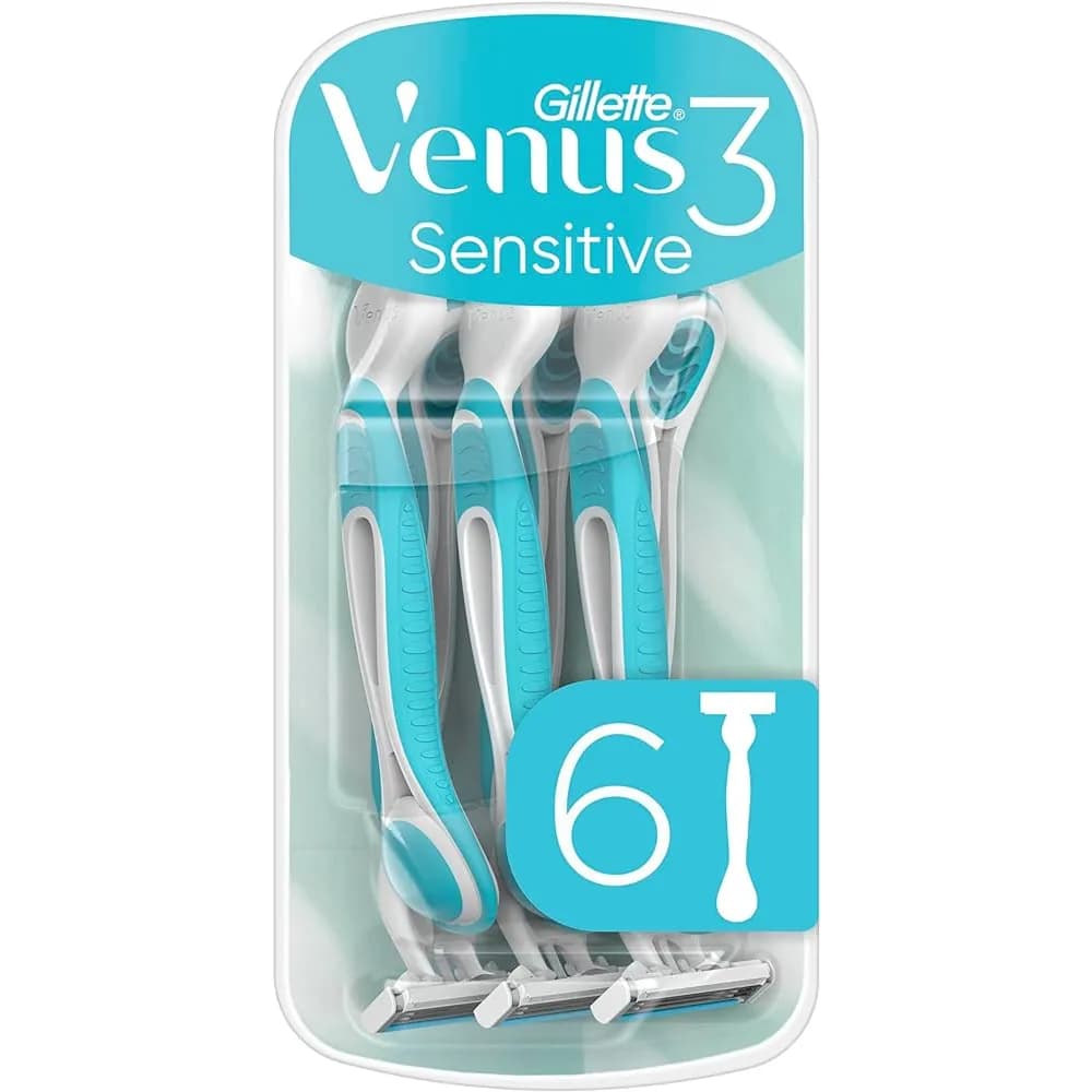 GILLETTE VENUS 3 SENSITIVE RAZOR 6 S