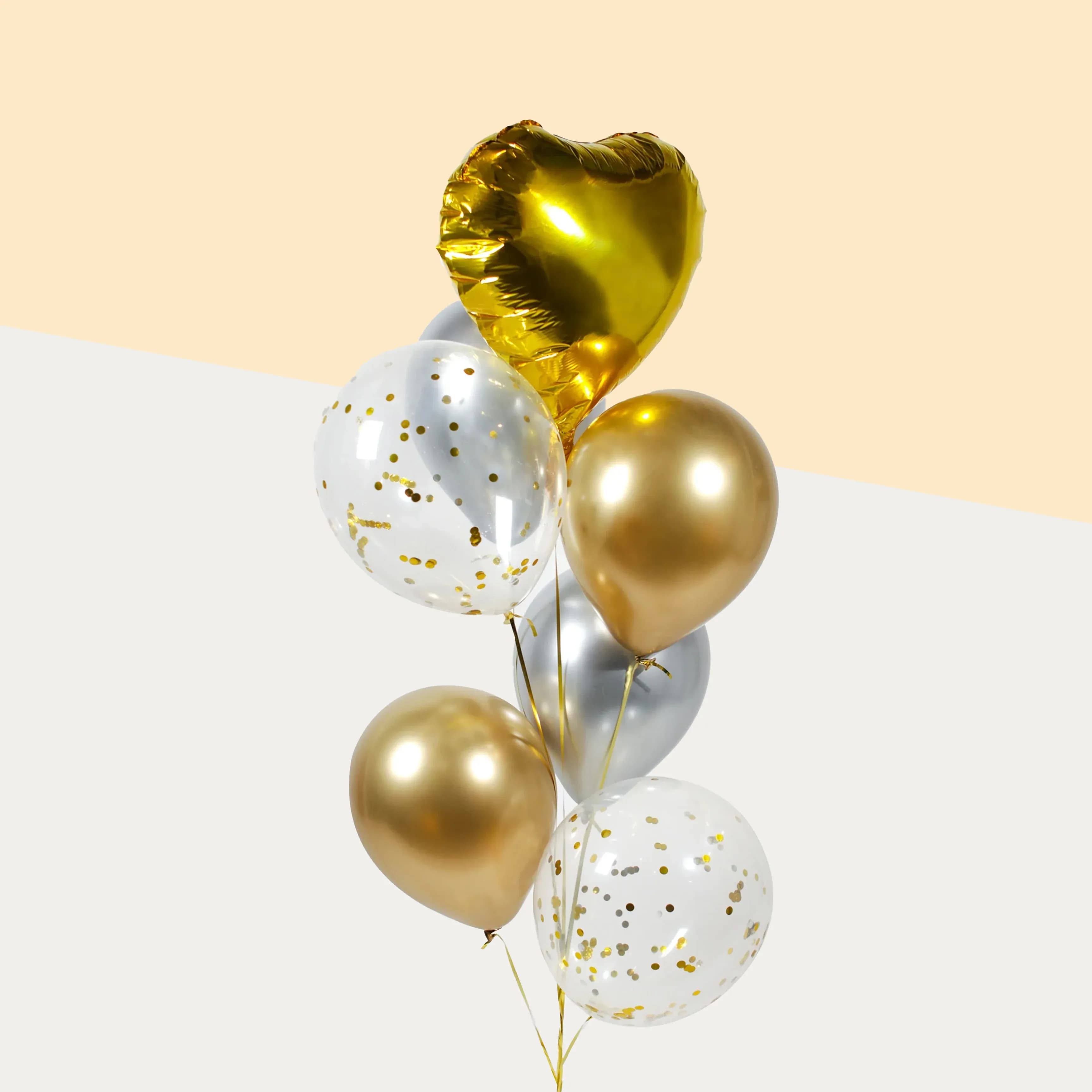 Set Of 7 Balloons With Helium