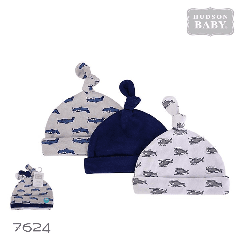 Hudson Baby Cap 3Pcs Set - 1 (Buy 1 Get 1 Free)