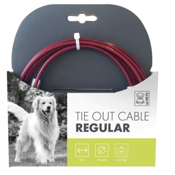 Tie Out Cable Regular - 920Lb-3M Red