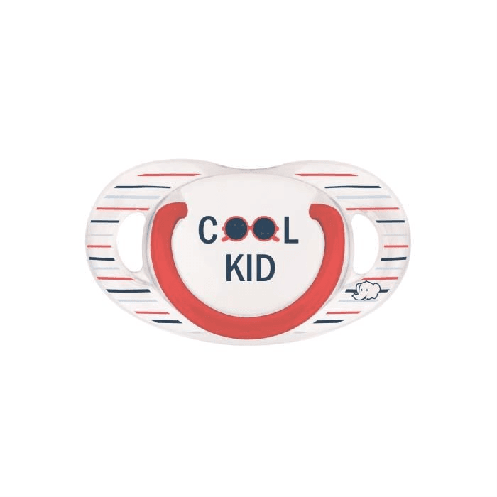 Bebeconfort Natural Physio Dummy Silic Rebel Rules Cool Kid 18/36 Pack Of 2