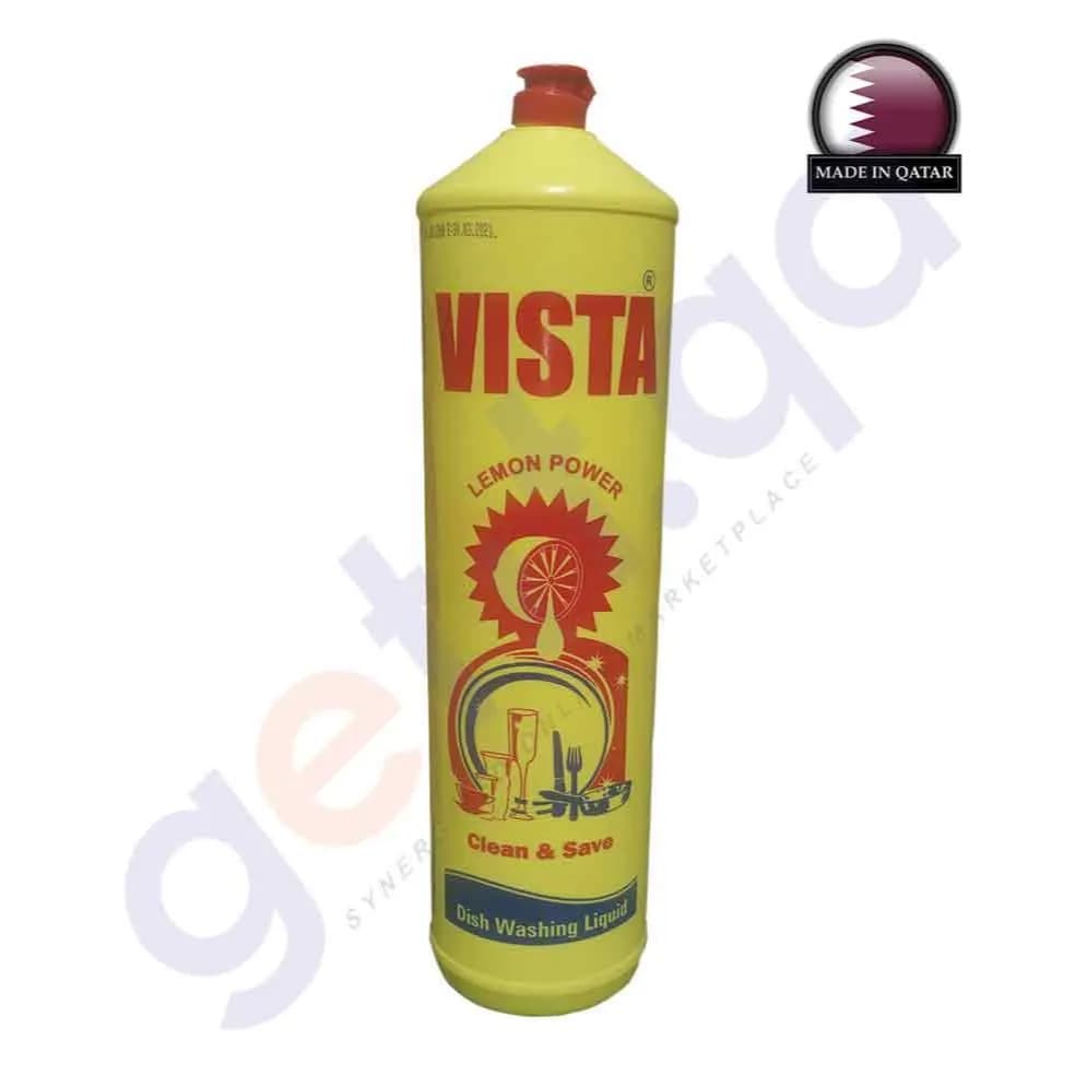 VIsta Lemon Power Clean & Save Dish Washing Liquid 1Ltrs